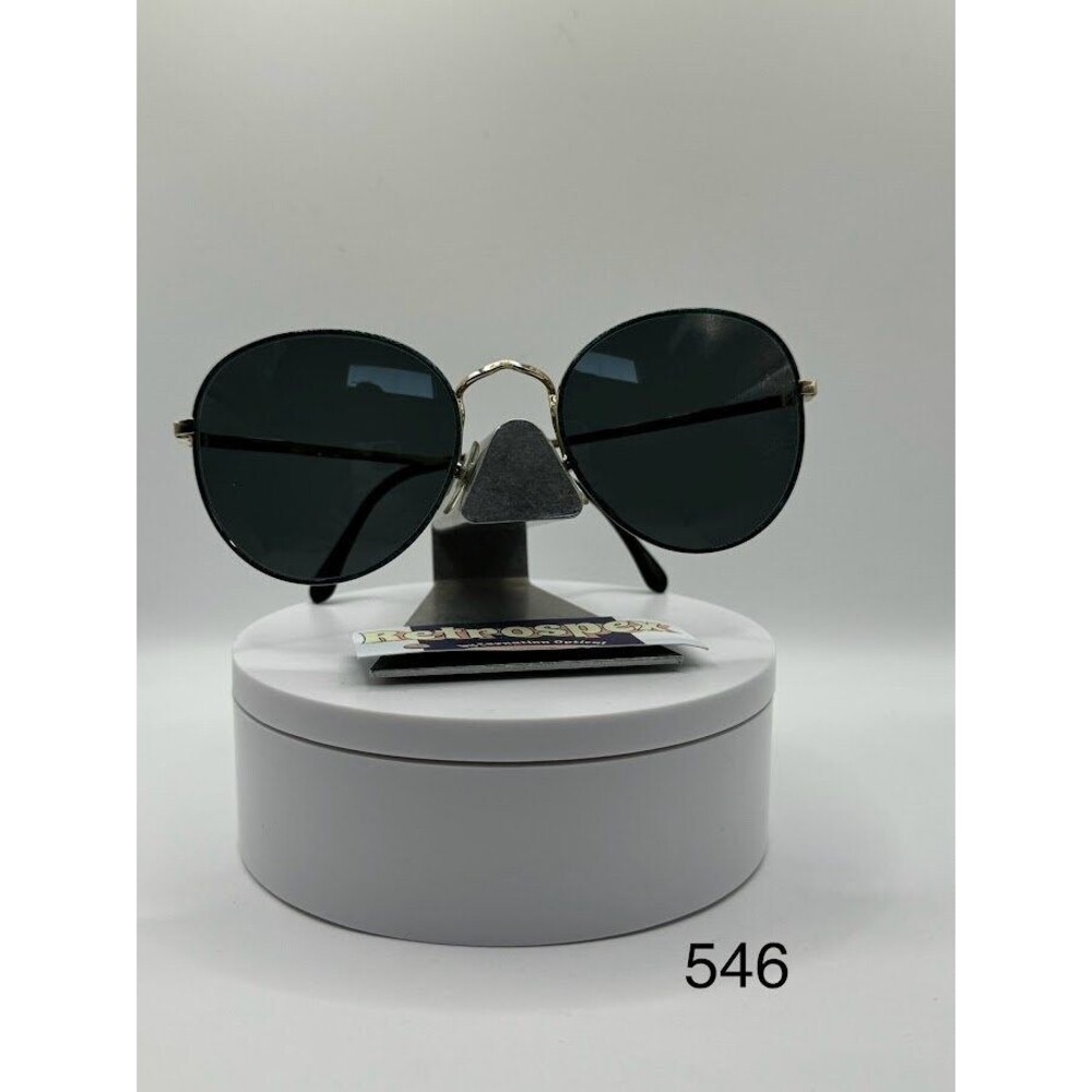 True Vintage Oversize Sunglasses | NOS Preppy Round Style G15 Lens Oleg Cassini